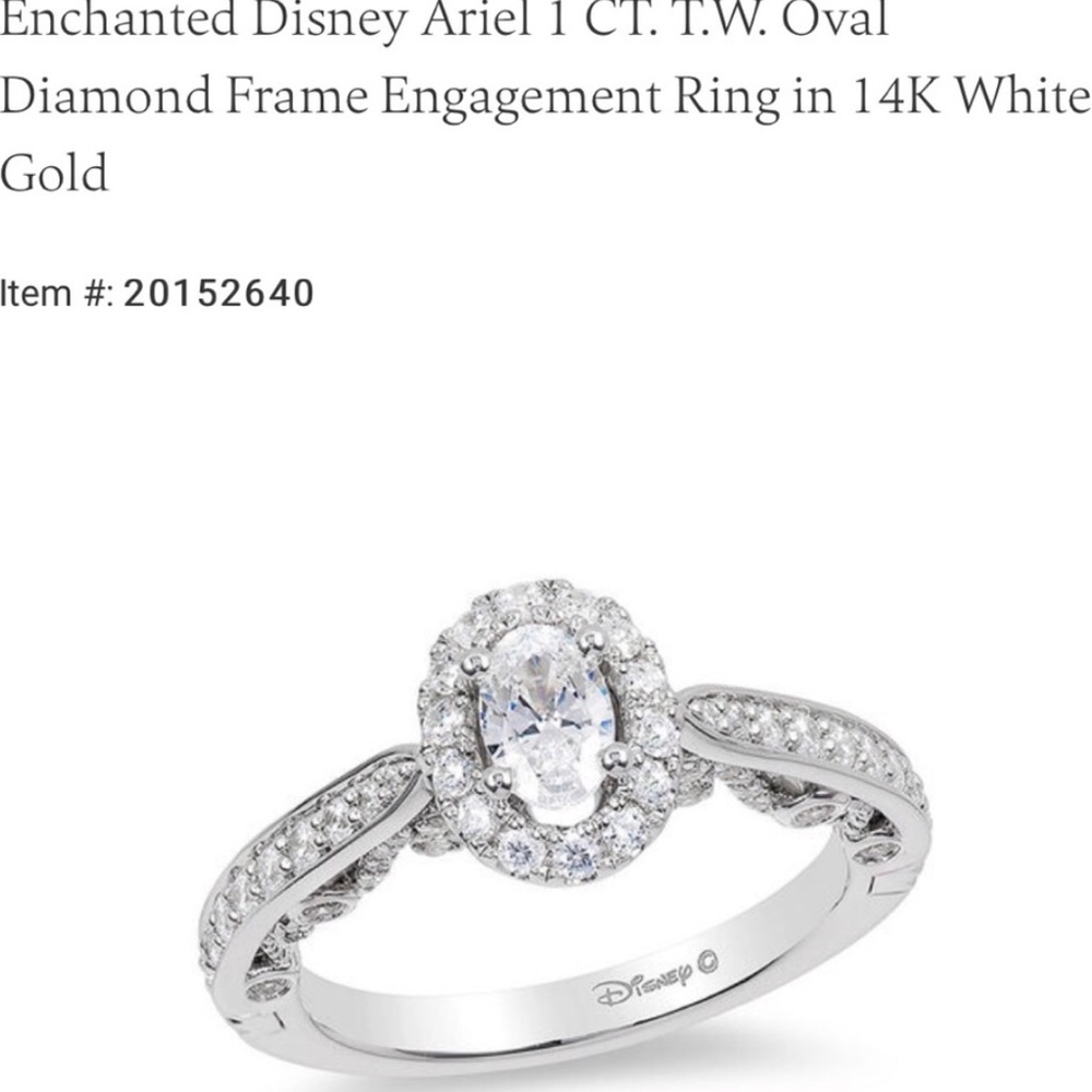 💎Ariel 💍Zales Enchanted Disney Ring💍